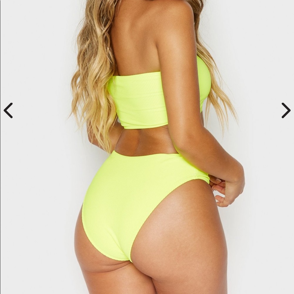 Frankie’s Bikinis Jenna Bottom Lemon Drop Yellow
